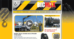 Desktop Screenshot of bigmaxcranes.com