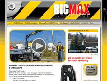 Tablet Screenshot of bigmaxcranes.com